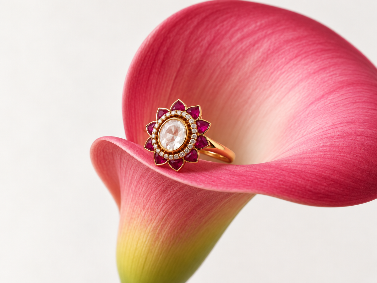Blush Floral Ring