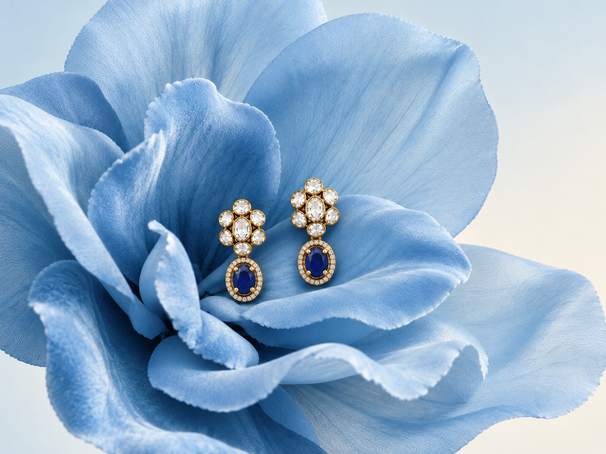 Elara Blue Earrings