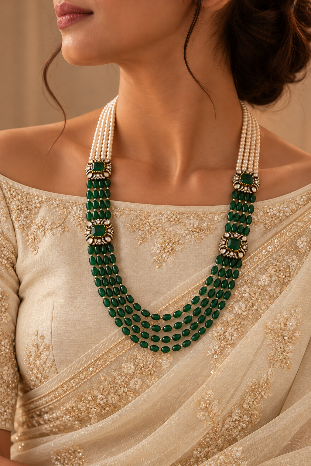 Emerald Cascade Necklace