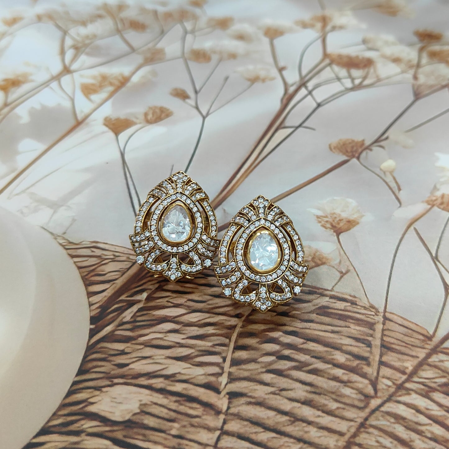Regal Tear Drop Earrings