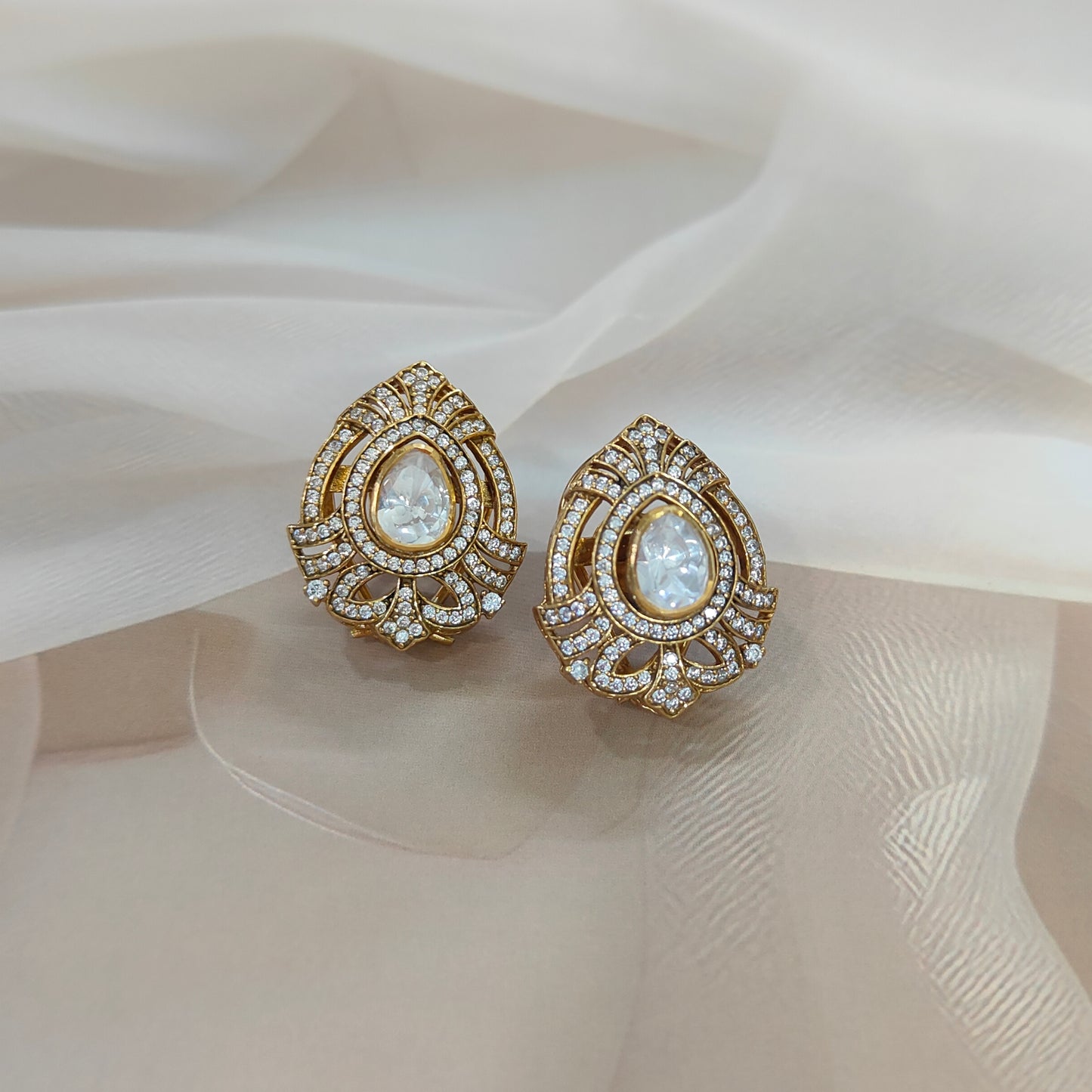 Regal Tear Drop Earrings