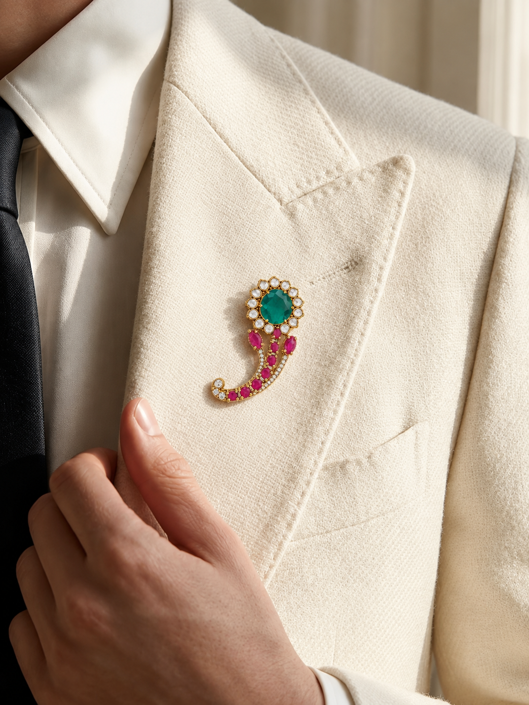 Majestic Fleur Brooch