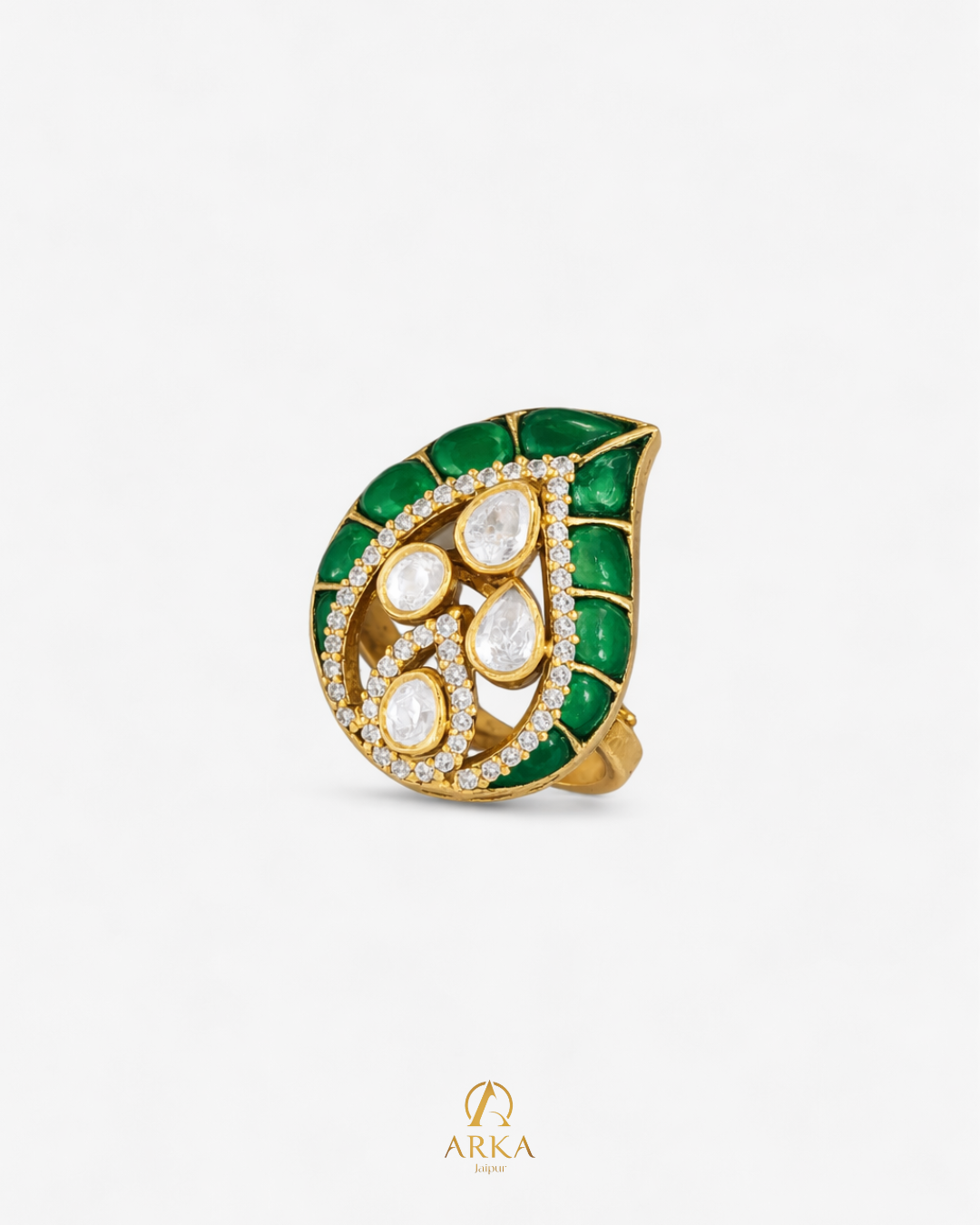 Emerald Bloom Ring
