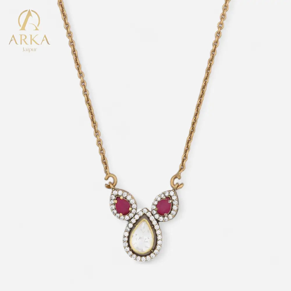 Ruby Radiance Charm Pendant