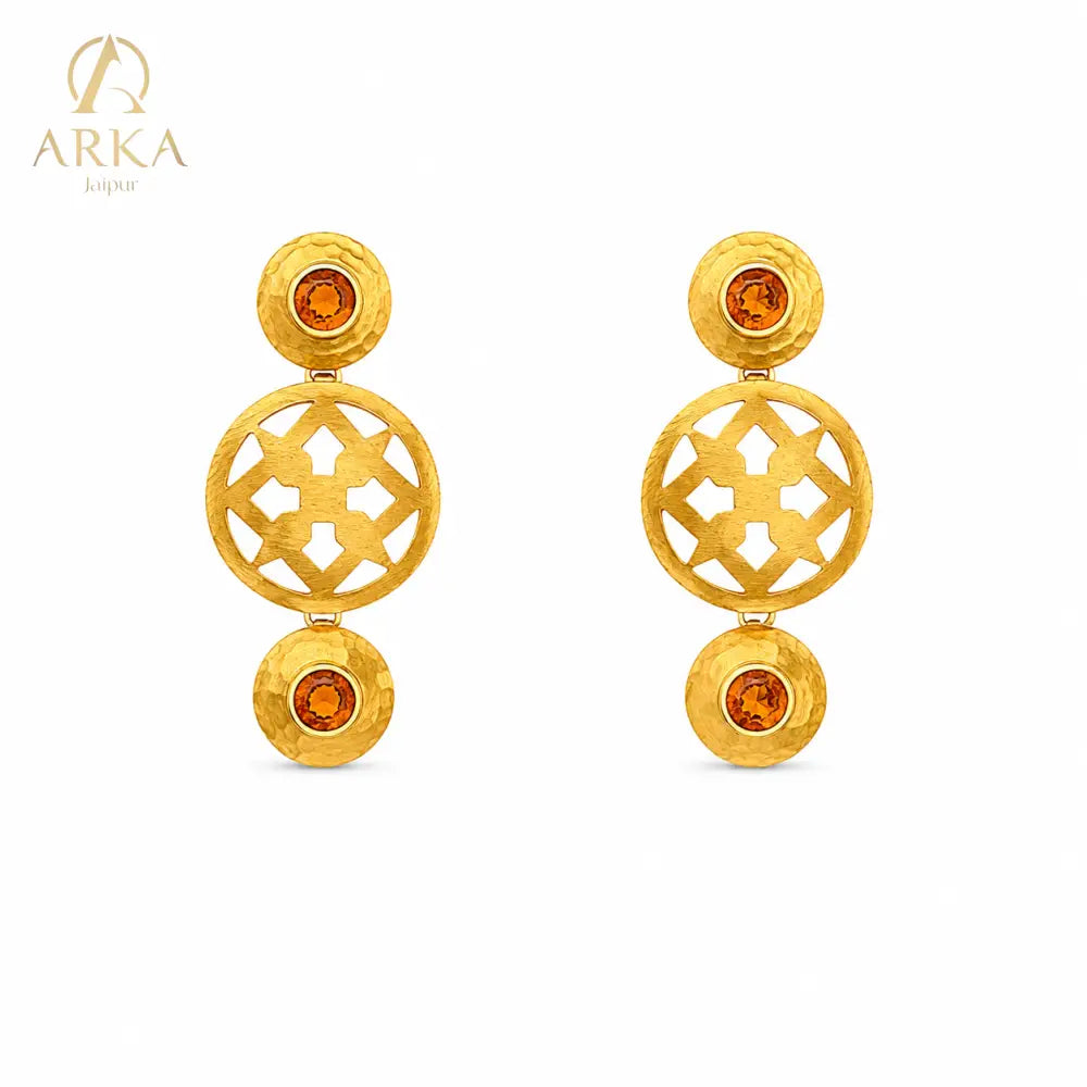 Sunlit Halo Earrings - Earrings