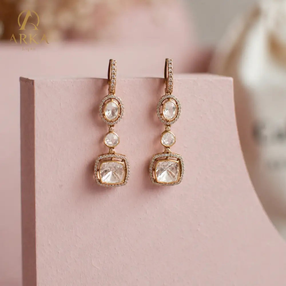 Trinity Drop Earrings - Earrings