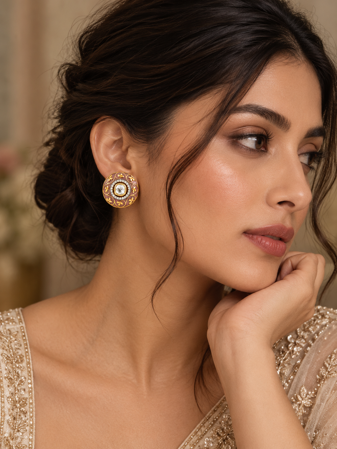 Aurelia Enamel Studs