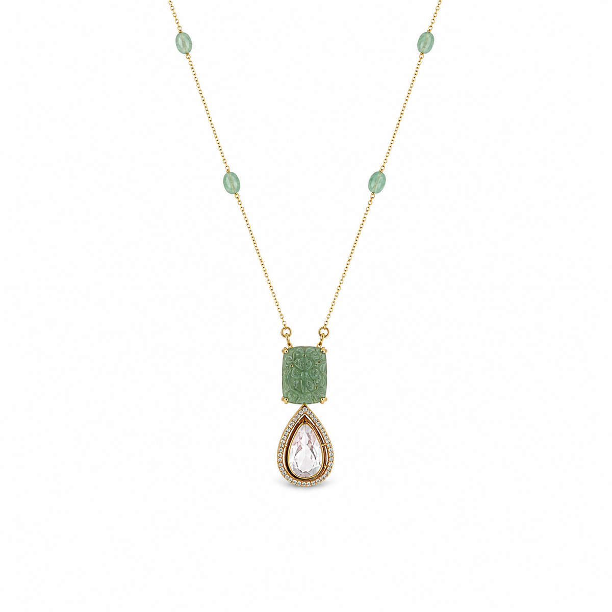 Elysian Emerald Drop Pendant