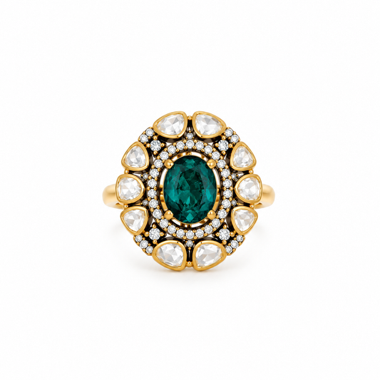 Emerald Celeste Ring