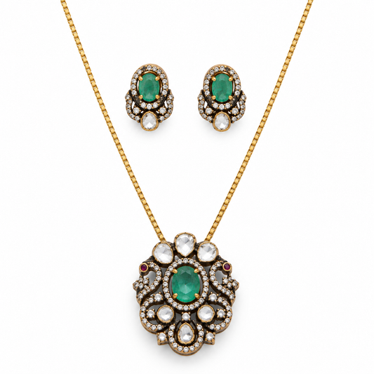 Emerald Whisper Set