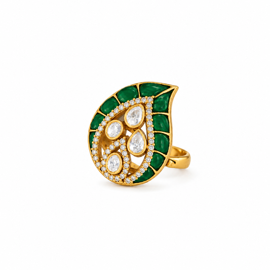 Emerald Bloom Ring