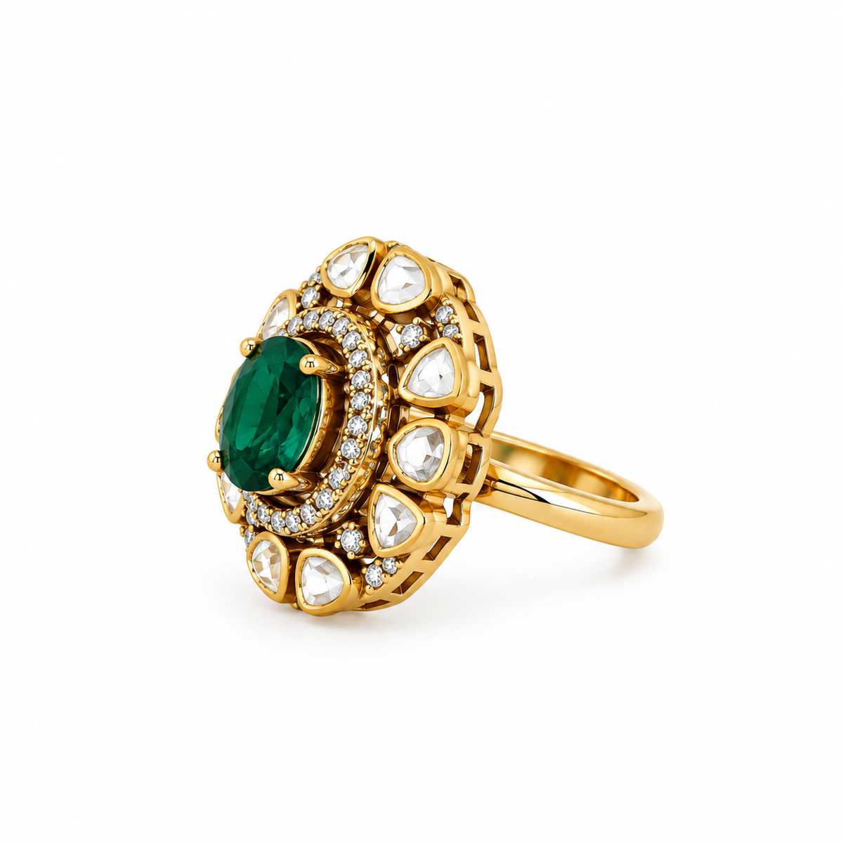 Emerald Celeste Ring