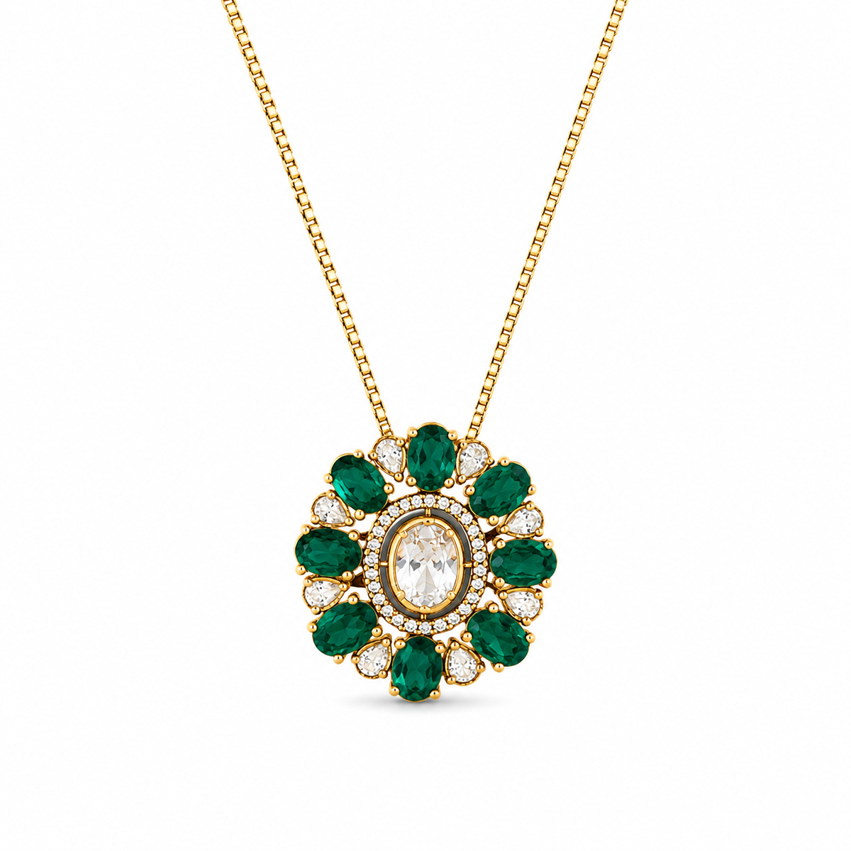 Emerald Regalia Pendant