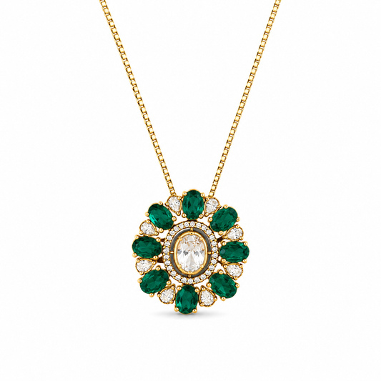 Emerald Regalia Pendant
