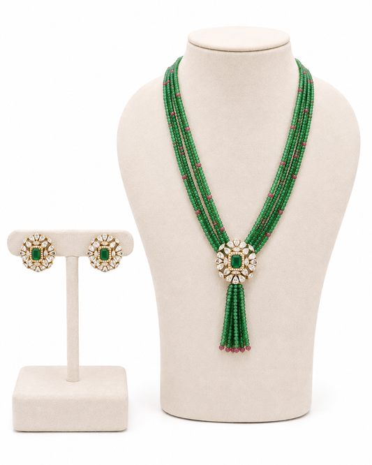 Empress Tassel Necklace Set