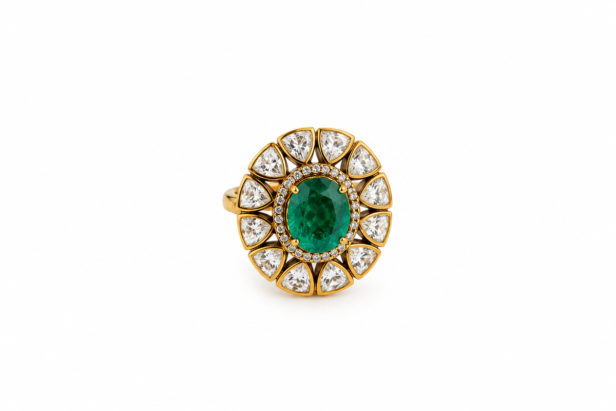 Jade Solara Ring