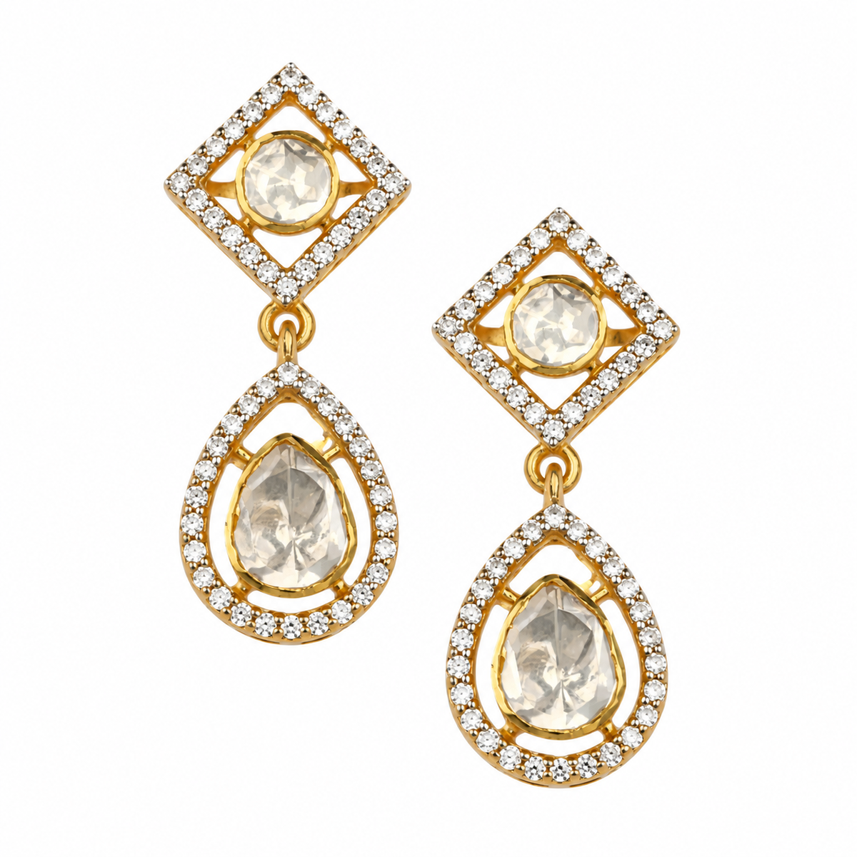 Lunar Cascade Earrings