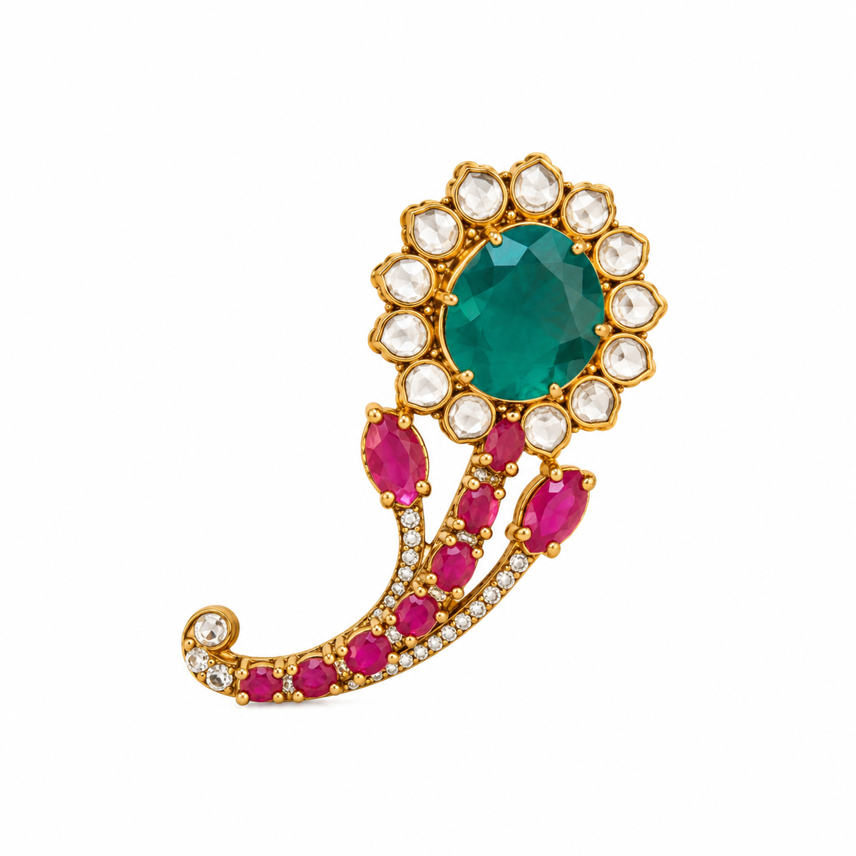 Majestic Fleur Brooch