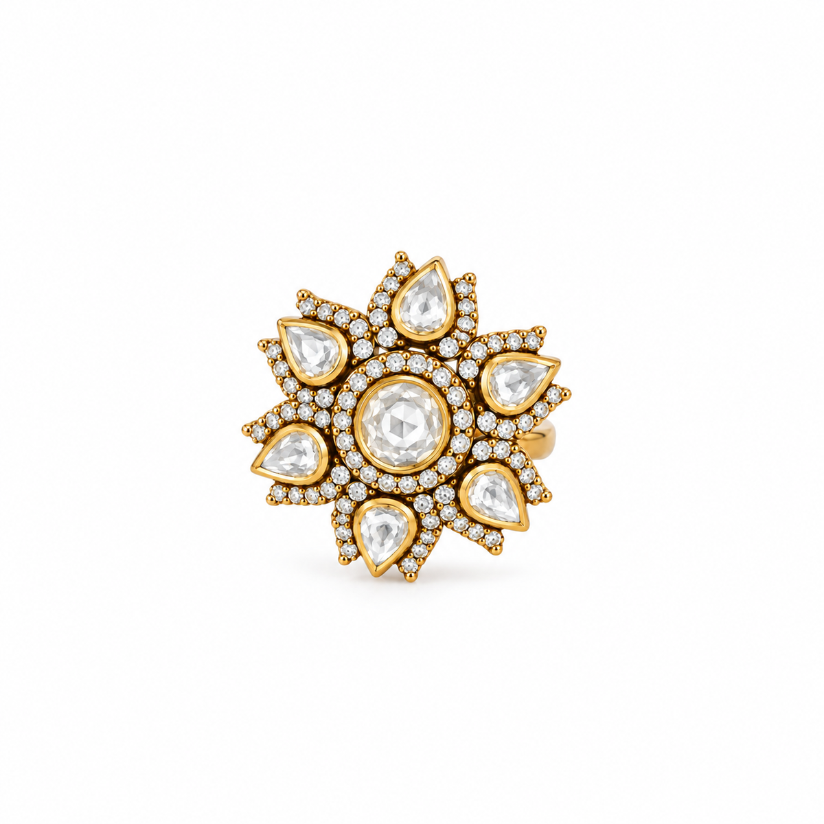 Petal Halo Ring