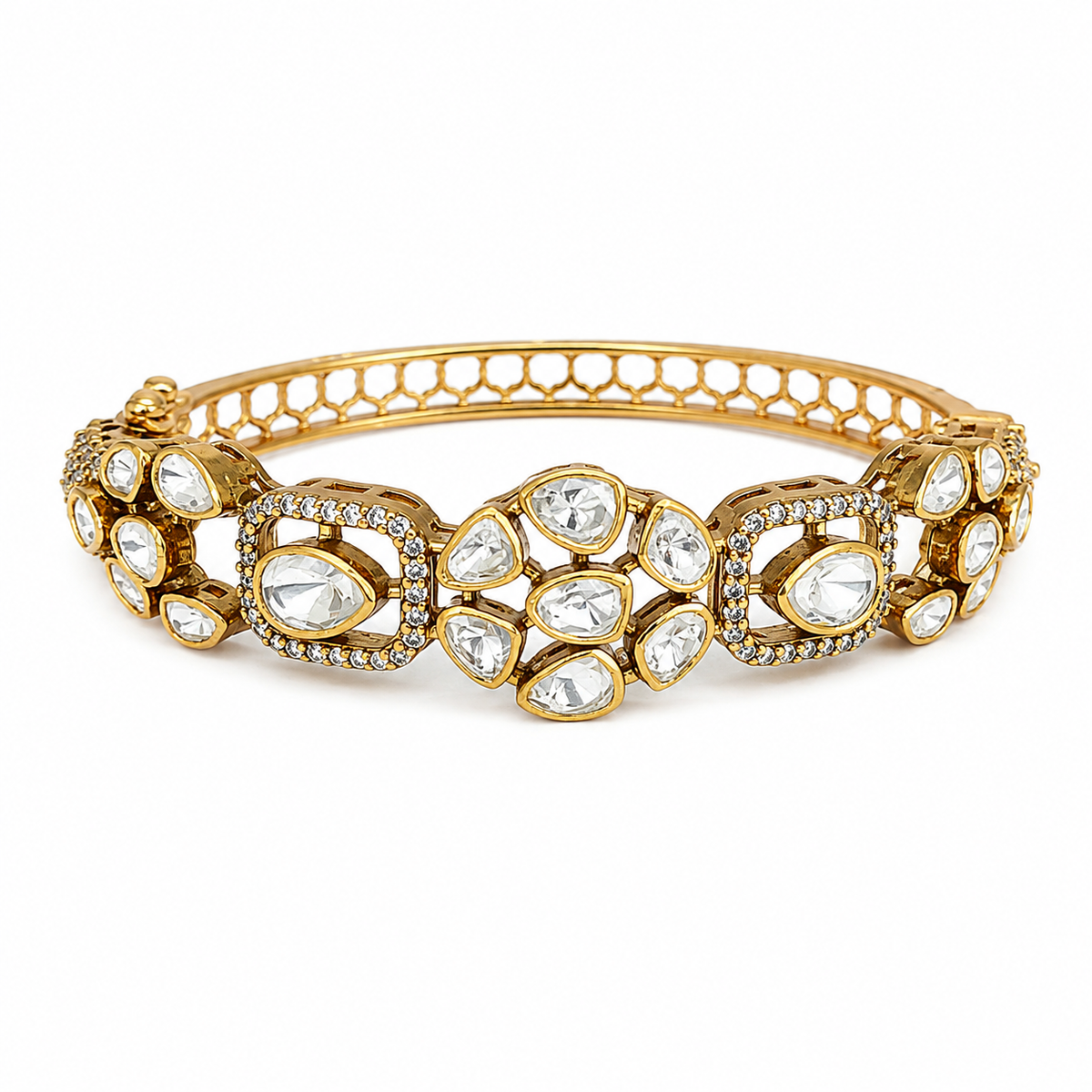 Regal Polki Bloom Bangle