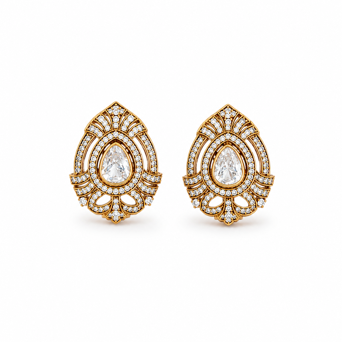 Regal Teardrop Earrings