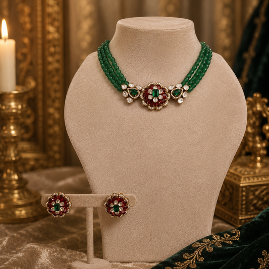 Rosette Royale Necklace Set