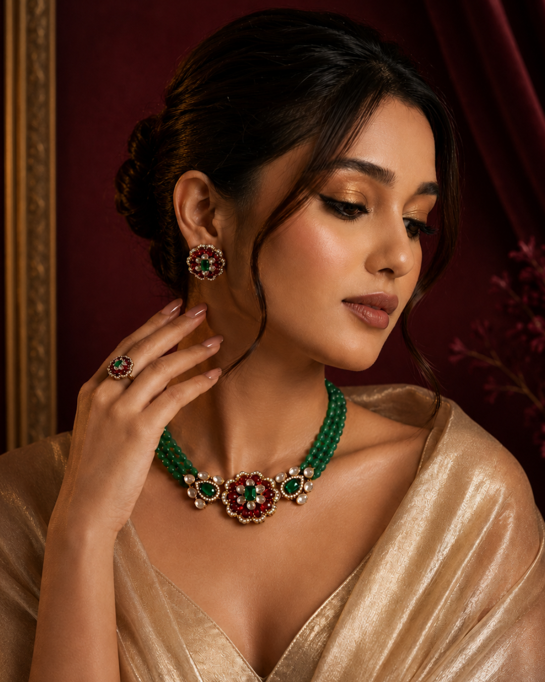 Rosette Royale Necklace Set