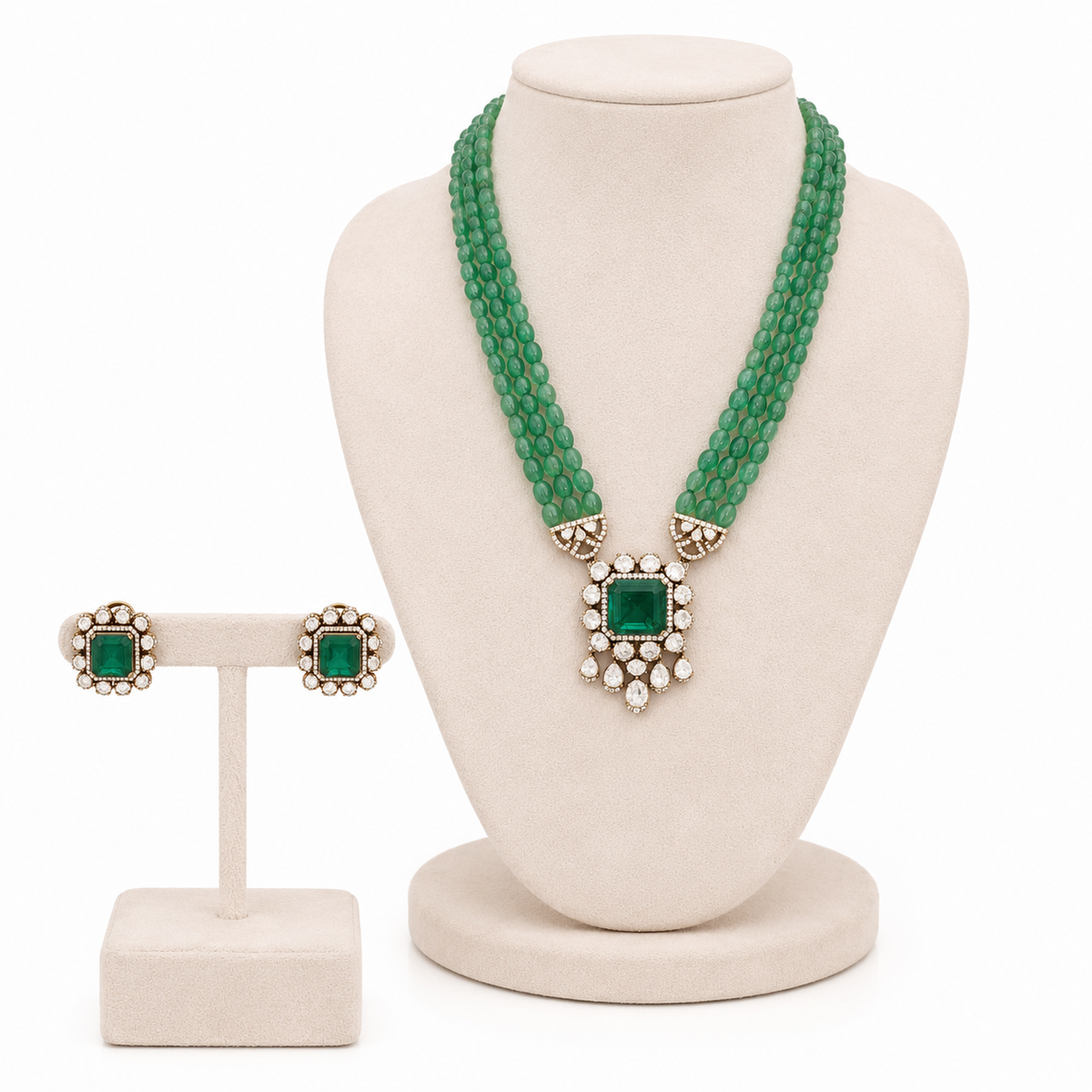 Victorian Emerald Set
