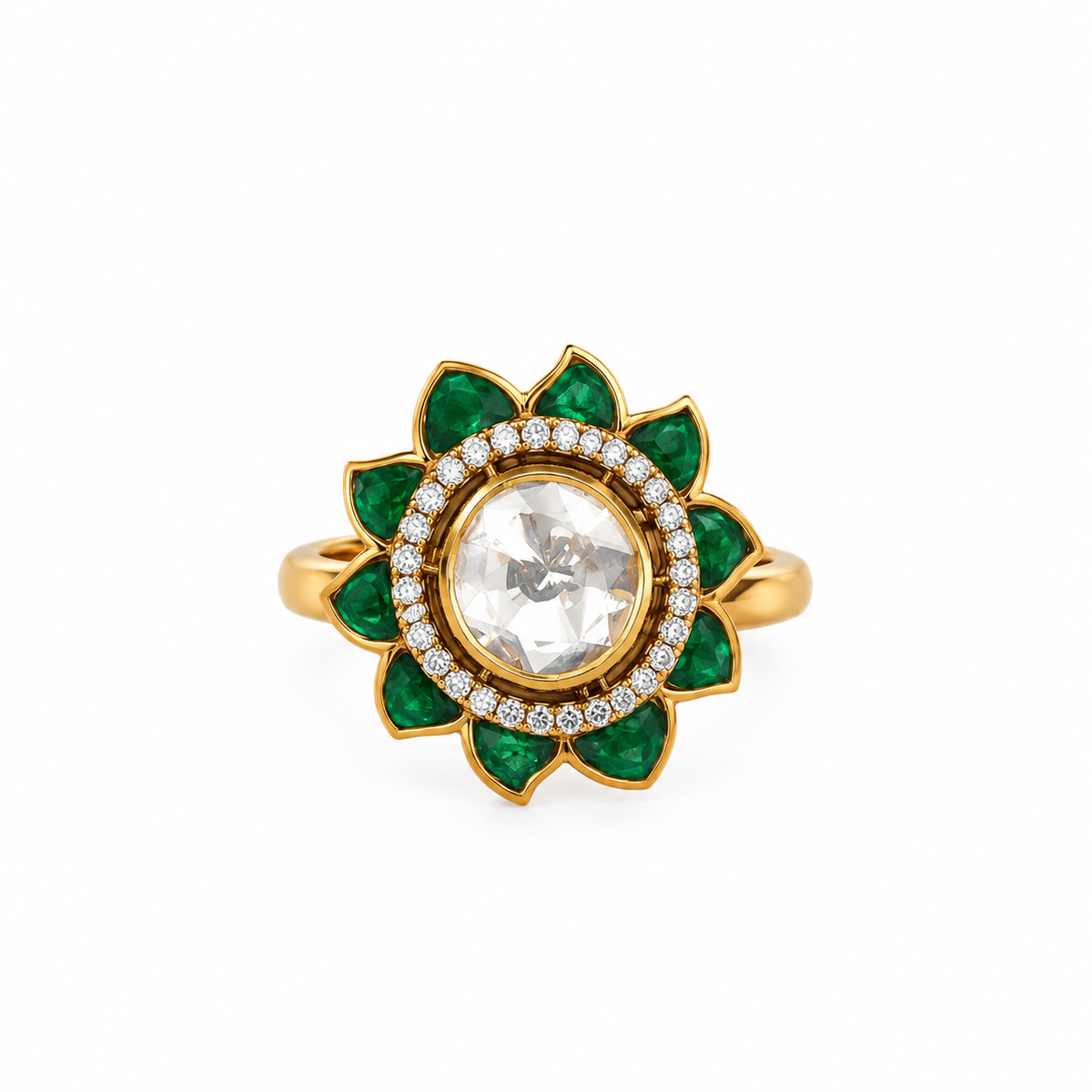 Virdian Floral Ring