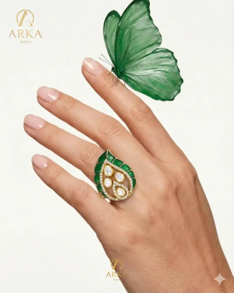 Emerald Bloom Ring - ring