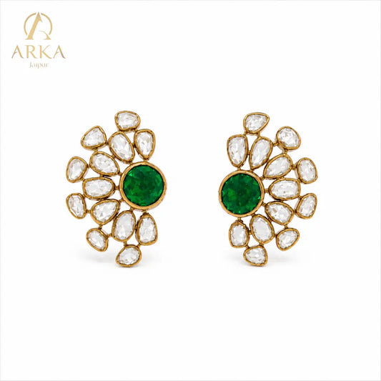 Jade Petal Earrings - Earrings