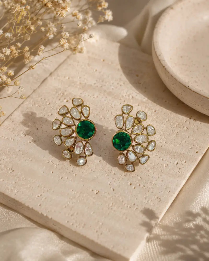 Jade Petal Earrings - Earrings