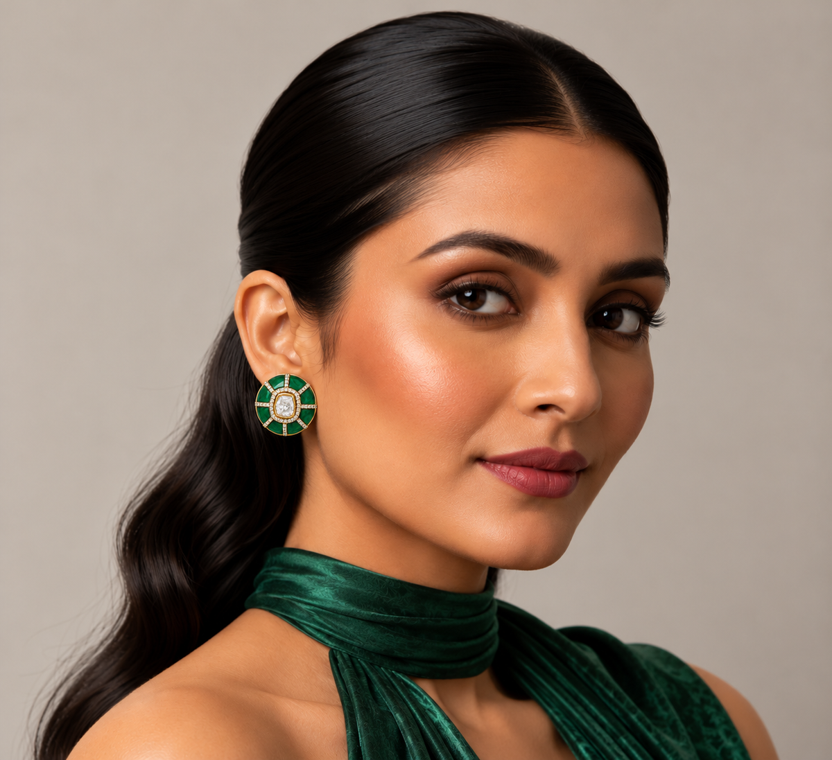 Regal Green Studs