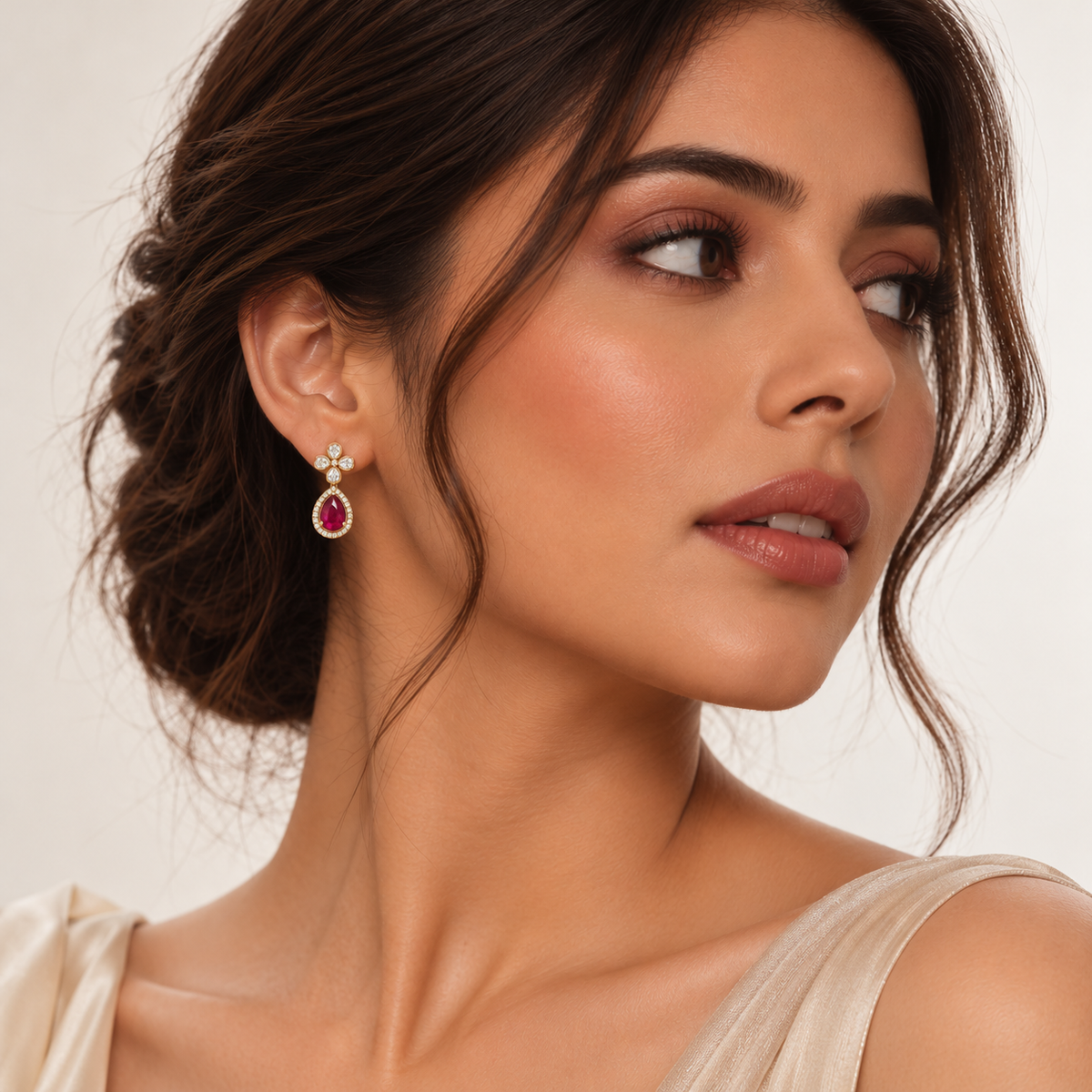 Roselle Earrings