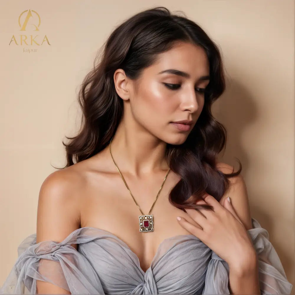 Royal Rosette Pendant Pendant
