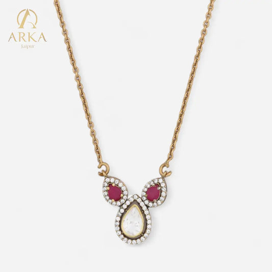Ruby Radiance Charm Pendant