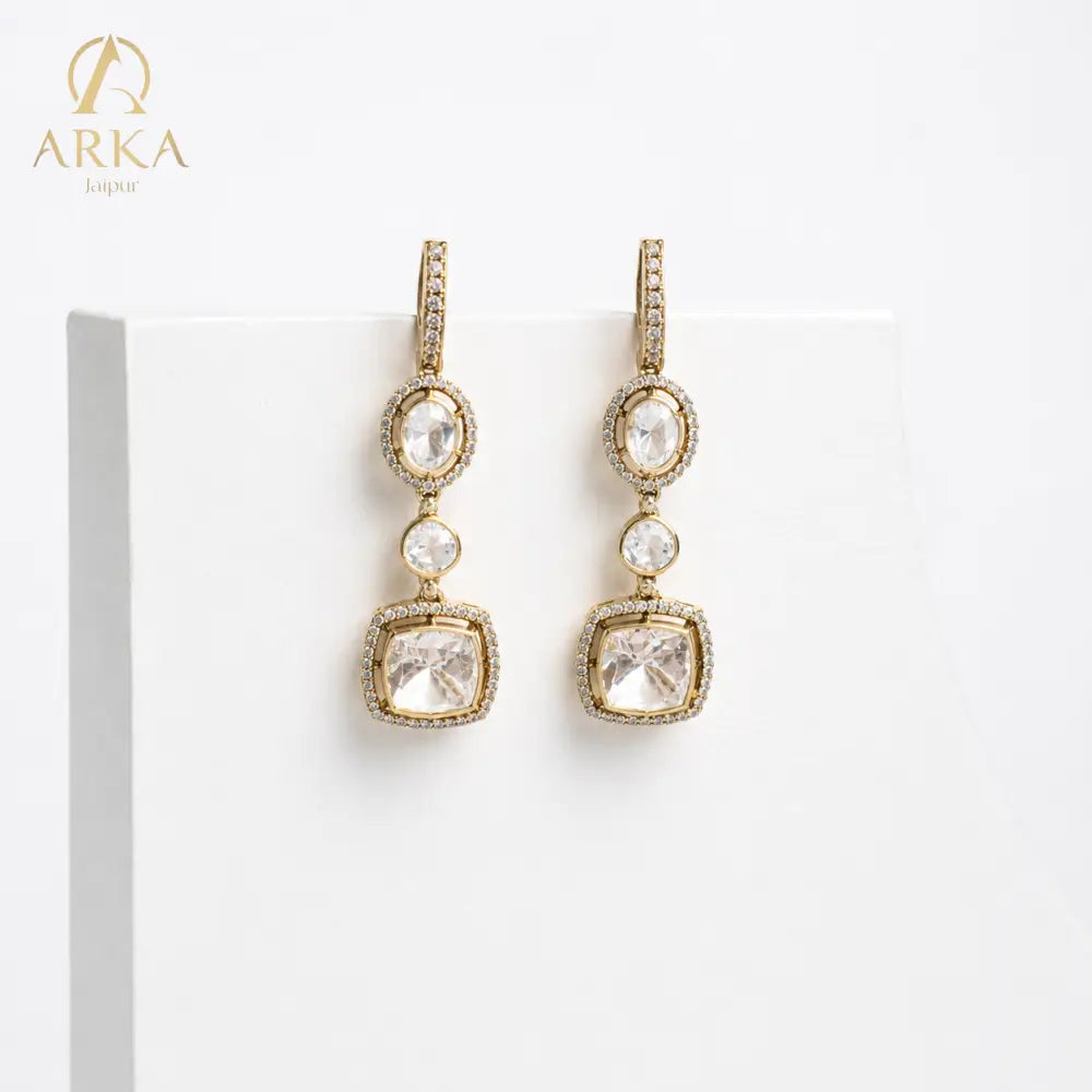 Trinity Drop Earrings - Earrings